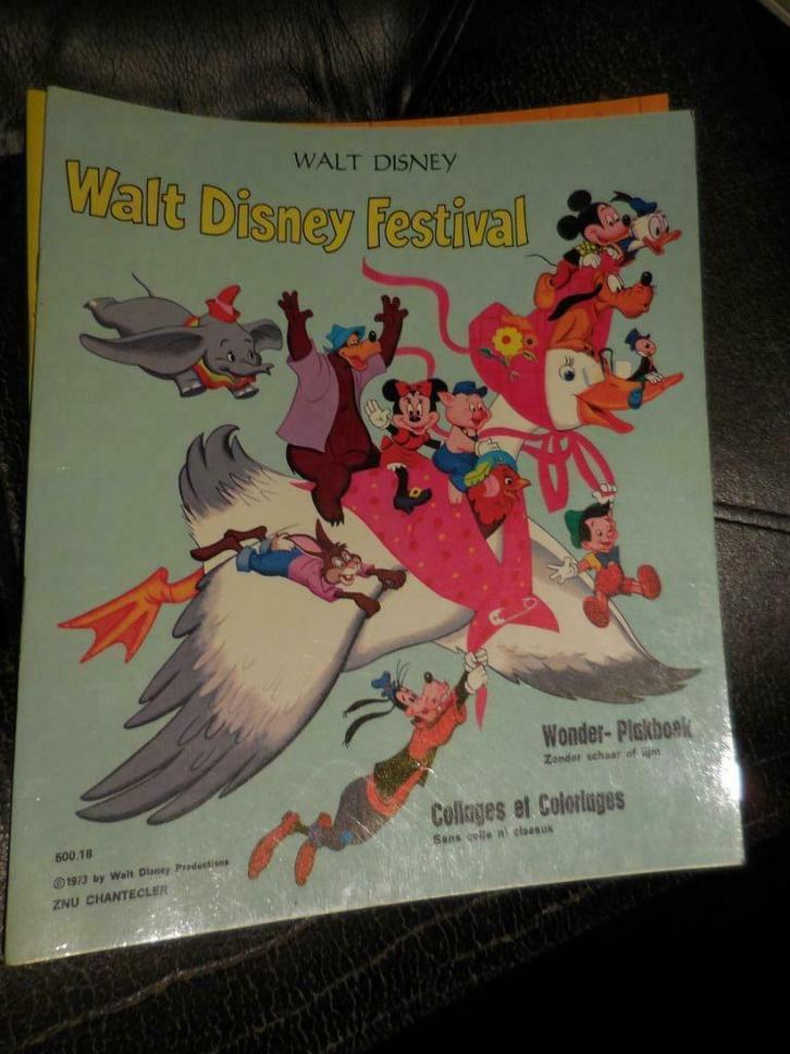 [2608] vintage wonder plakboek bernard Walt Disney nieuw, Boeken, Prentenboeken en Plaatjesalbums, Nieuw, Prentenboek, Ophalen of Verzenden