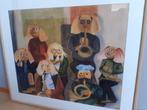 Prachtige pastel tekening in kader., Antiek en Kunst, Ophalen