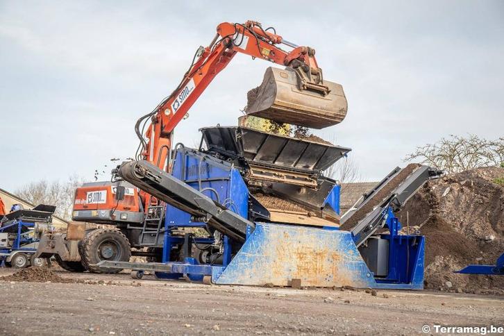 Zeefmachine / grondzeef FleXiever: SKID 3 Fractie, Zakelijke goederen, Machines en Bouw | Keten en Containers, Ophalen
