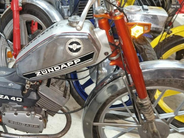 2 X Zundapp in nette originele staat in 1 koop, Vélos & Vélomoteurs, Cyclomoteurs | Zundapp, Utilisé, Autres modèles, Classe B (45 km/h)