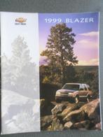 Chevrolet Blazer USA 1999 brochure, Boeken, Auto's | Folders en Tijdschriften, Verzenden, Chevrolet