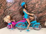 Barbie fiets met kinderfiets, Kinderen en Baby's, Speelgoed | Poppen, Zo goed als nieuw, Ophalen, Barbie