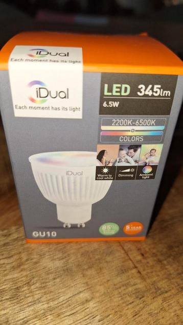 IDual GU10 RGB ledlamp, Enlèvement, Neuf