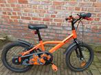 Btwin kinderfiets 16 inch oranje, Fietsen en Brommers, Ophalen, Zo goed als nieuw, 16 tot 20 inch, B'twin