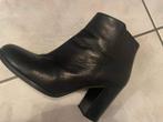 Zwarte leren laarzen 38, Kleding | Dames, Zwart, Lage of Enkellaarzen, Ophalen of Verzenden, Zo goed als nieuw