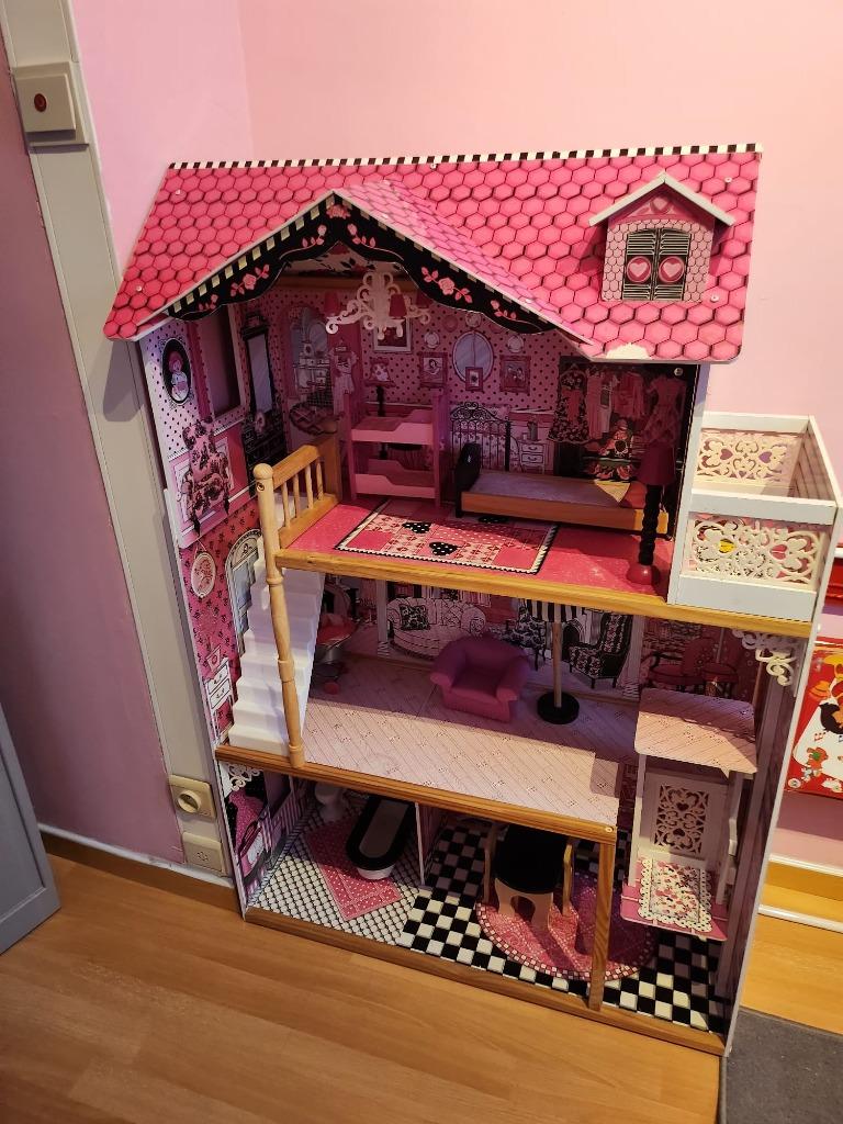 Maison barbie, Enlèvement, Comme neuf, Maison de poupées