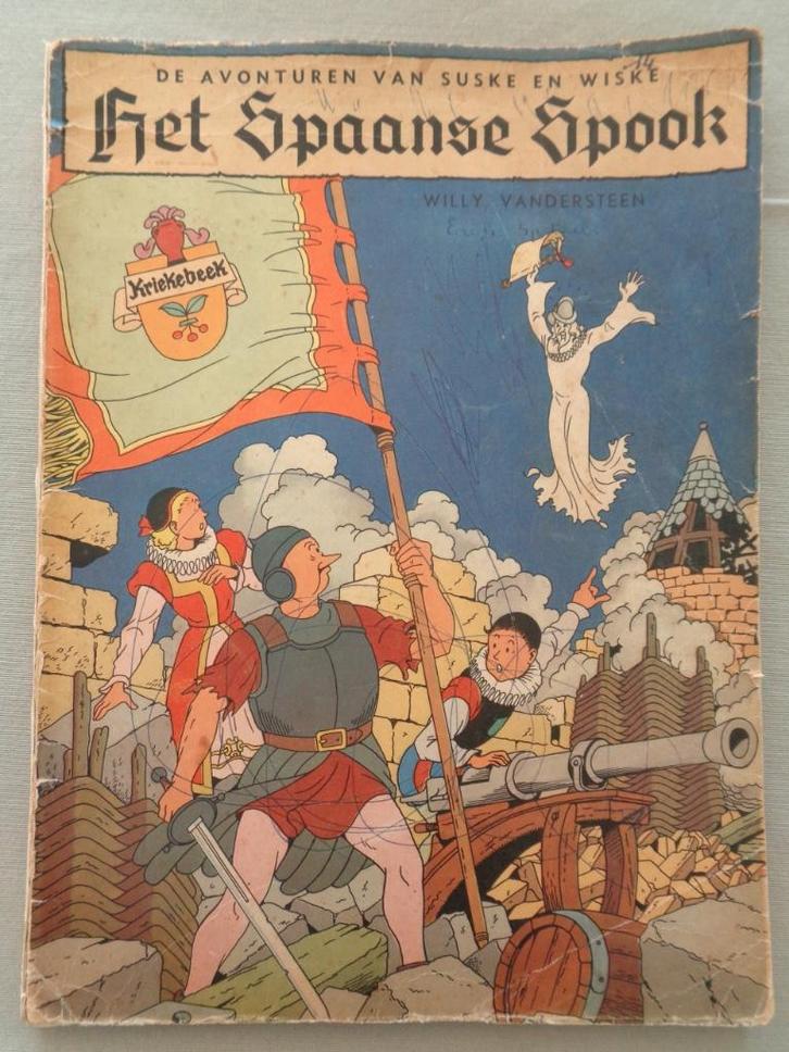 Suske en Wiske - Het Spaanse Spook - 1e dr. 1952, Boeken, Stripverhalen, Ophalen of Verzenden