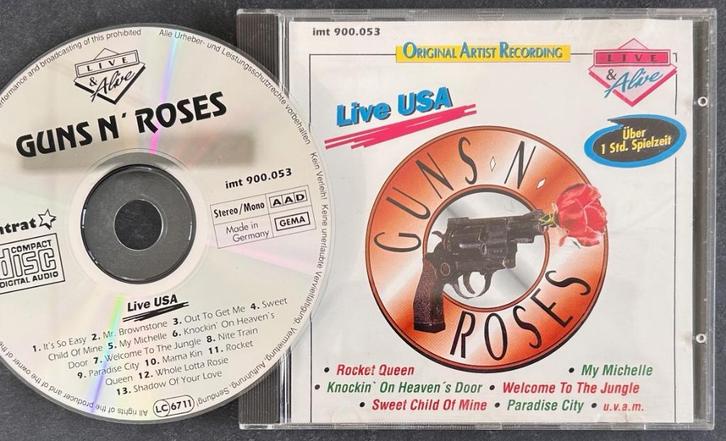 GUNS 'N ROSES - Live 1989 ( CD ), Cd's en Dvd's, Cd's | Hardrock en Metal, Zo goed als nieuw, Verzenden