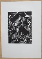 Houtsnede van Frans Masereel: CHARLEROI, Antiek en Kunst, Kunst | Etsen en Gravures, Verzenden