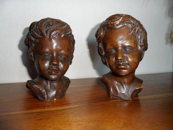 Kinderkopjes - buste, Antiek en Kunst, Kunst | Schilderijen | Klassiek, Ophalen