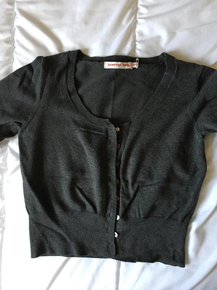 Gilet grijs Hampton Bays maat S, Kleding | Dames, Truien en Vesten, Zo goed als nieuw, Maat 36 (S), Grijs, Ophalen of Verzenden