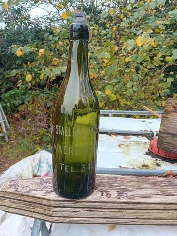Oude vintage limonadefles Adolf Staelens De Smyter Waregem, Enlèvement ou Envoi, Utilisé