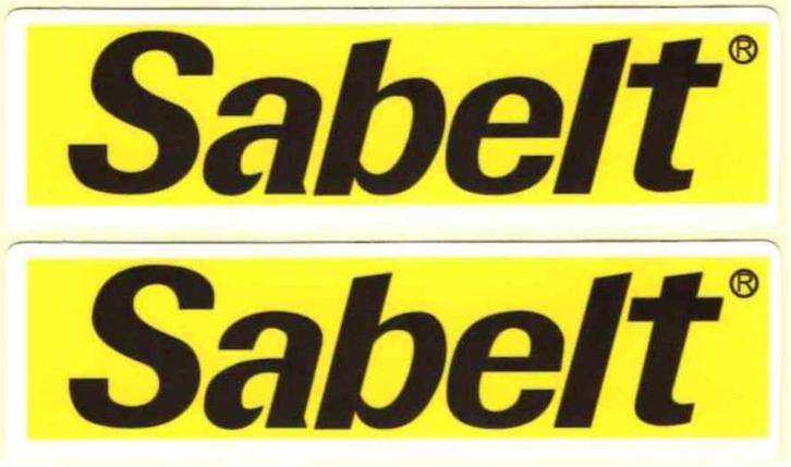 Sabelt sticker set #1, Motoren, Accessoires | Stickers, Verzenden