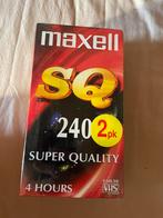 Cassettes vidéo VHS Maxell SQ 240, CD & DVD, Cassettes audio, Enlèvement ou Envoi, Comme neuf