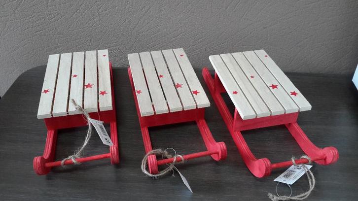 Lot / partij kerstmannen en sleetjes ( NIEUW ), Diversen, Kerst, Nieuw, Ophalen of Verzenden