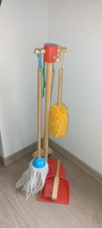 houten poetsset, Ophalen, Gebruikt, Meubelstuk of Keukentje