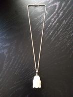 Zilver ketting met hanger., Ophalen, Met hanger, Zo goed als nieuw, Zilver