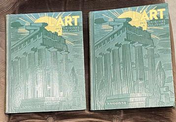 Oud boek Larousse: kunst van de oorsprong tot heden, 1932 beschikbaar voor biedingen