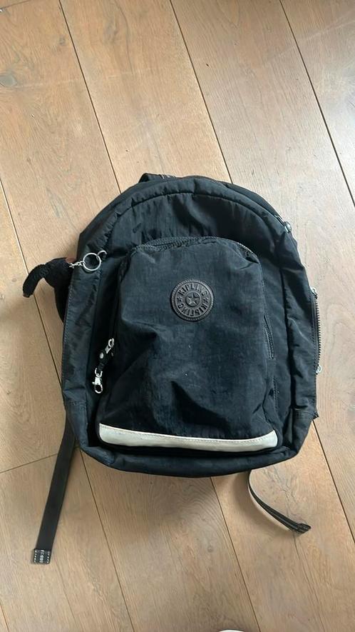 Kipling grote zwarte schooltas, Handtassen en Accessoires, Tassen | Rugtassen, Zo goed als nieuw, Kipling, Ophalen of Verzenden