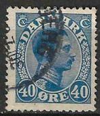 Danemark 1921/1930 - Yvert 143 - Roi Christian X (ST), Timbres & Monnaies, Timbres | Europe | Scandinavie, Envoi, Danemark, Affranchi