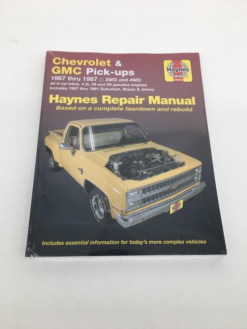 Te koop werkplaatsboek haynes chevrolet gmc, Auto-onderdelen, Klein materiaal, Amerikaanse onderdelen, Oldtimer onderdelen, Universele onderdelen