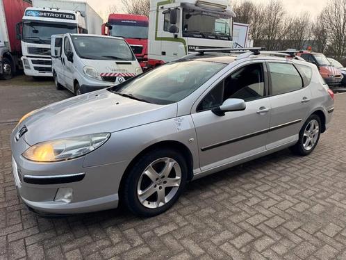 Peugeot 407 *407SW-AIRCO* (bj 2006), Auto's, Peugeot, Bedrijf, Te koop, Benzine, Euro 4, Break, Handgeschakeld, Zilver of Grijs