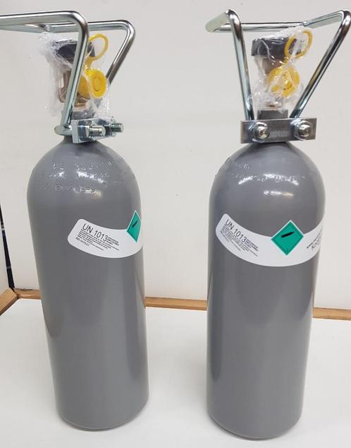 Aquarium hervulbare CO2 fles 2 liter, Dieren en Toebehoren, Vissen | Aquaria en Toebehoren, Nieuw, Filter of Co2, Verzenden