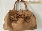 Valentino Leer Handtas, Ophalen of Verzenden, Gebruikt, Beige, Handtas