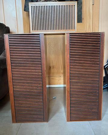 GRUNDIG box 525 + TELEFUNKEN RS 5 vintage luidsprekers, Audio, Tv en Foto, Luidsprekerboxen, Ophalen, Gebruikt