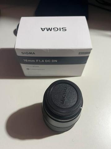 Objectif Sigma 16mm F1.4 beschikbaar voor biedingen