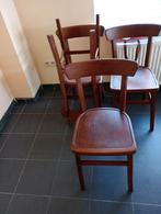 4 houten keukenstoelen, Ophalen