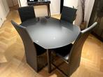 Table de salle à manger extensible moderne (120 - 180cm), Maison & Meubles, Salles à manger complètes, Enlèvement, Comme neuf