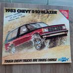 1983  CHEVY S-10 BLAZER, Boeken, Auto's | Folders en Tijdschriften, Ophalen of Verzenden, Nieuw, Chevrolet