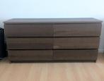 IKEA MALM Ladekast 6 lades Zwartbruin (Perfecte Staat) 40€, Huis en Inrichting, Kasten | Ladekasten, Ophalen, 5 laden of meer
