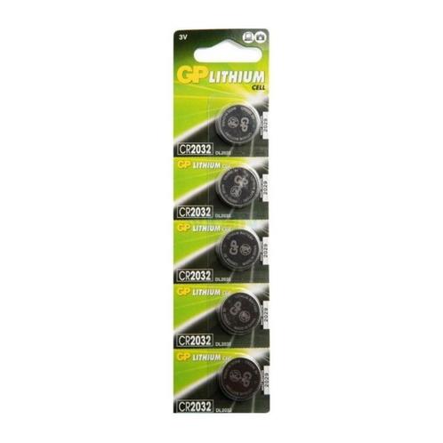 CR2032 Lithium batterij 3V 5-blister, Hobby en Vrije tijd, Elektronica-componenten, Nieuw, Ophalen of Verzenden