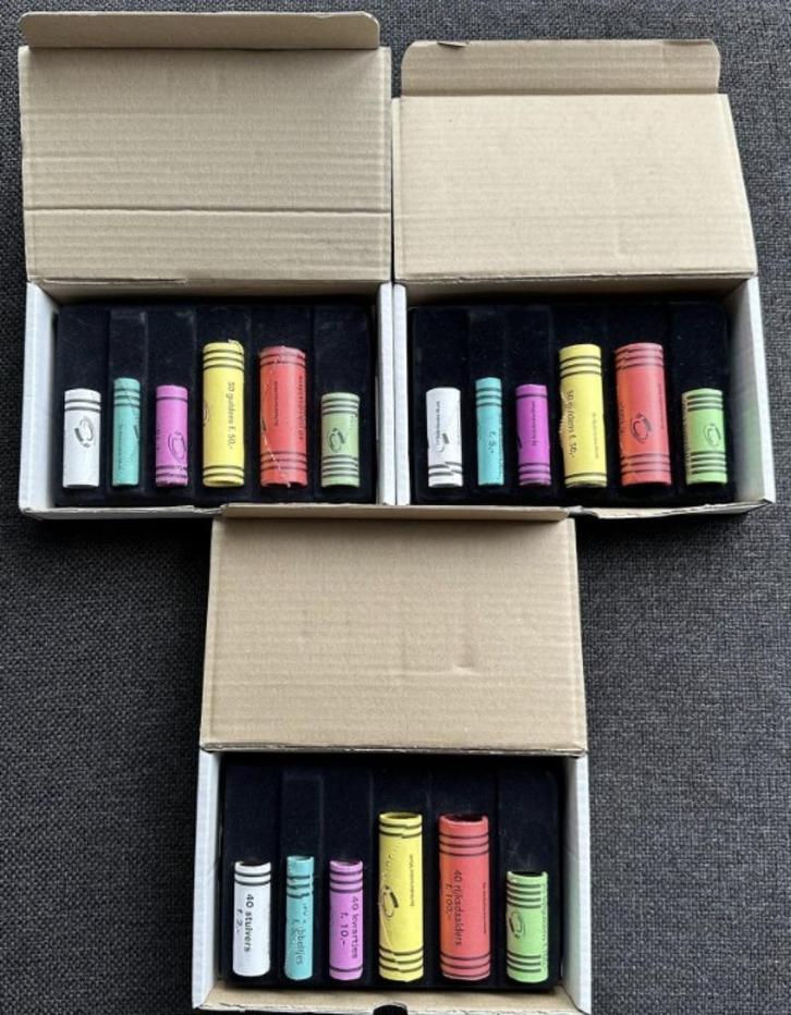 Guldenssets - Gulden muntrolpakketten en Gulden muntrollen, Postzegels en Munten, Munten | Nederland, 5 cent, Koningin Beatrix