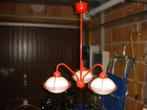 Lustre moderne, Huis en Inrichting, Lampen | Kroonluchters, Ophalen, Gebruikt, Glas