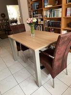 Wie heeft plaats voor een mooie tafel? Dringend af te halen!, Huis en Inrichting, Ophalen, Zo goed als nieuw, Modern, 4 tot 6 stoelen