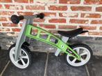 Groen loopfietsje merk First Bike, Ophalen, Zo goed als nieuw