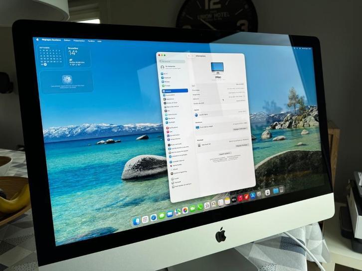 27-inch iMac met 512 GB SSD en macOS 26 Tahoe, Computers en Software, Apple Desktops, Zo goed als nieuw, iMac, SSD, 3 tot 4 Ghz