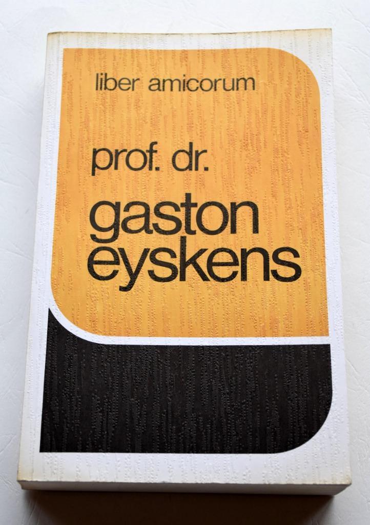 LIBER AMICORUM GASTON EYSKENS 1975 KUL économie CVP, Livres, Économie, Management & Marketing, Utilisé, Économie et Marketing