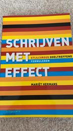 Mariët Hermans - Schrijven met effect, Livres, Livres Autre, Comme neuf, Mariët Hermans, Enlèvement