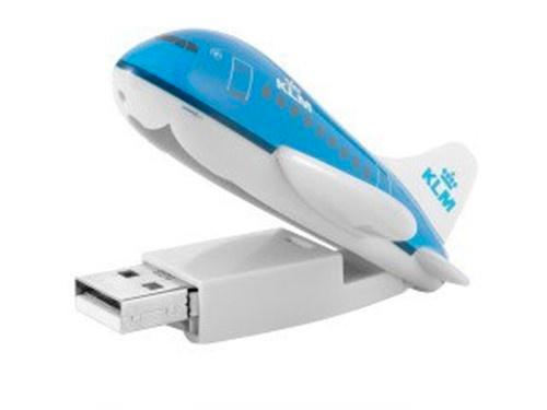 KLM Royal Dutch Airlines Multimedia USB Aeroplane Stick 2GB, Computers en Software, USB Sticks, Nieuw, 2 GB, Ophalen of Verzenden