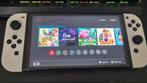 Nintendo Switch OLED - Gemodificeerd + 27 games +128GB kaart, Ophalen, Zo goed als nieuw, Switch OLED, Met games