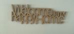 Wanddecoratie hout - nieuw!, Ophalen, Zo goed als nieuw