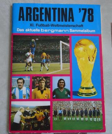 VOETBAL PRENTEN ALBUM WORLD CUP ARGENTINA 78 wk 1978 volledi beschikbaar voor biedingen