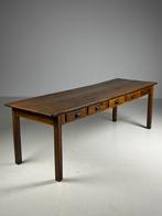 Franse eettafel eiken 250cm, Antiek en Kunst, Ophalen