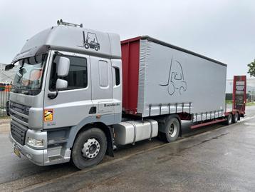 DAF CF 85.360 + NOOTEBOOM - FORKLIFT CARRIER / HEFTRUCK TRAN disponible aux enchères