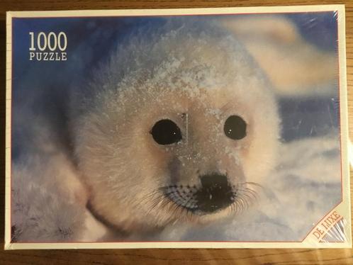 Puzzel Worldline 1000 stukjes Zeehondje (NIEUW), Hobby en Vrije tijd, Denksport en Puzzels, Nieuw, Legpuzzel, 500 t/m 1500 stukjes