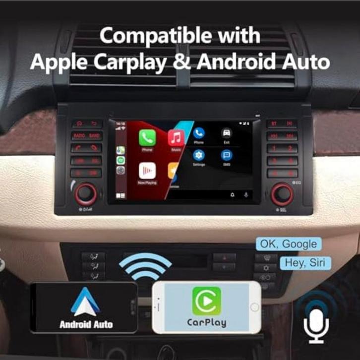 Android/CarPlay pour BMW e39 1996-2003, Autos : Divers, Autoradios, Neuf, Enlèvement ou Envoi